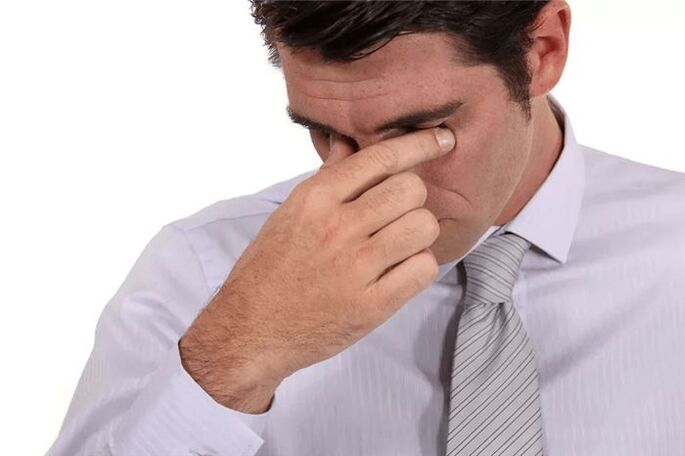inflammation of the prostate gland in men