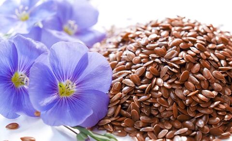 The use of flaxseed products helps prevent the development of malignant tumors in the prostate
